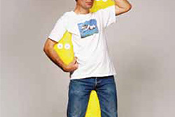 man posing
